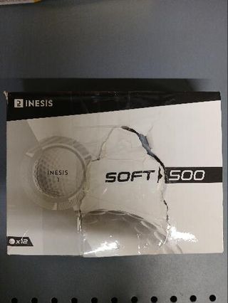 BOLAS GOLF x12 - INESIS SOFT 500 BLANCO