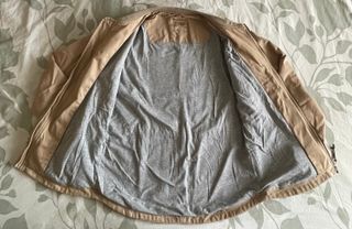 Cazadora bomber hombre beige