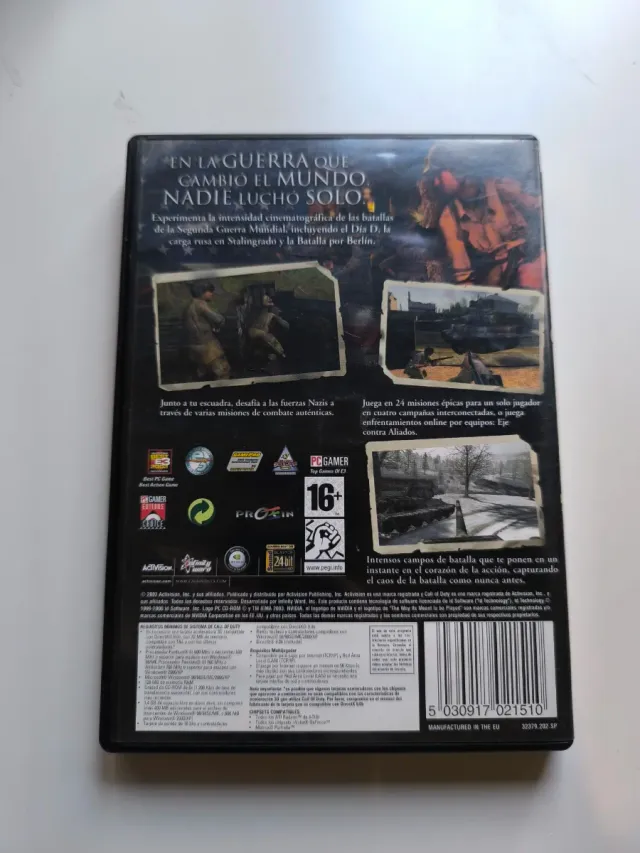 Call of Duty 1 + Expansión PC CD-ROM