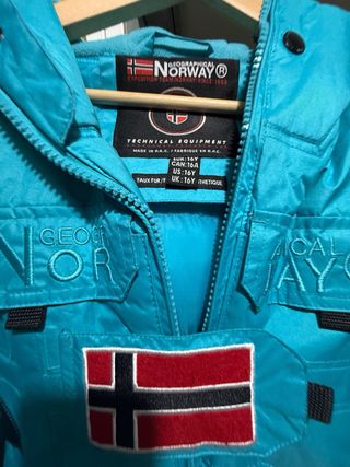 Chaqueta Geographical Norway Turquesa