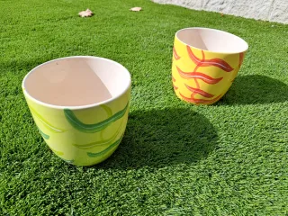 Macetas Ikea Vintage Diseño Floral