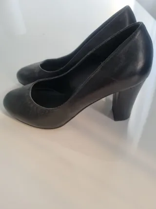 Zapatos de salón/azafata negros talla 36