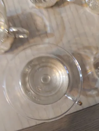 Servizio Tè Vetro e Silver Plated Vintage