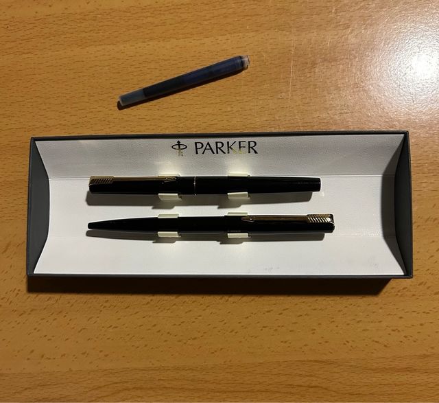 Conjunto Estilográfica y Bolígrafo Parker 15