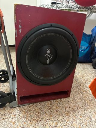 Subwoofer CHESS AUDIO Negro/Rojo