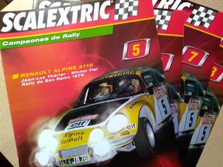 Scalextric fascículos Campeones de Rally