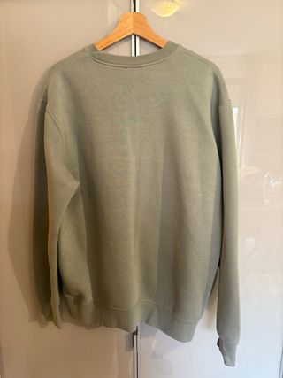 Felpa girocollo verde