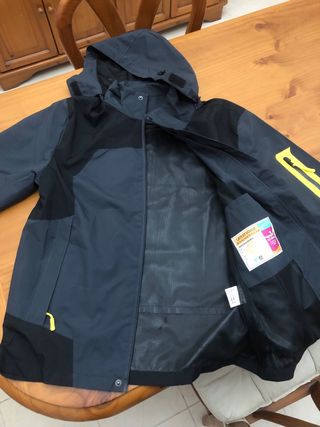 Chaqueta Impermeable KTM Negra y Gris