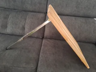 Mesa plegable madera y metal