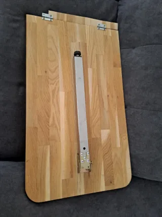 Mesa plegable madera y metal