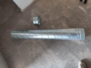 Tubo helicoidal acero galvanizado 200cm x1400
