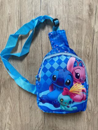Zaino Disney Stitch & Angel Blu/Rosa Nuovo
