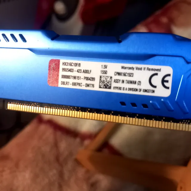 2x 8GB DDR3 RAM HyperX Fury