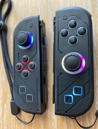 Joycons LED + impugnatura per nintendo switch