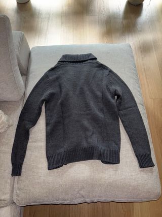 Cardigan Maglione Grigio Uomo