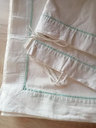 Lenzuolo nonna, cucito a mano con cucitura central