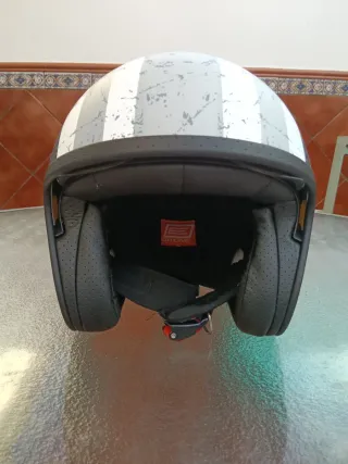 Casco Moto Estilo Vintage Estrella