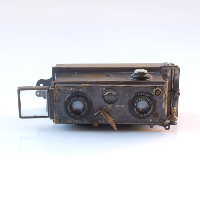 Cámara Estereoscópica Verascope antigua