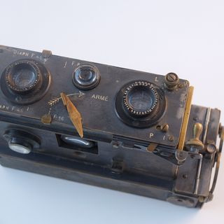 Cámara Estereoscópica Verascope antigua