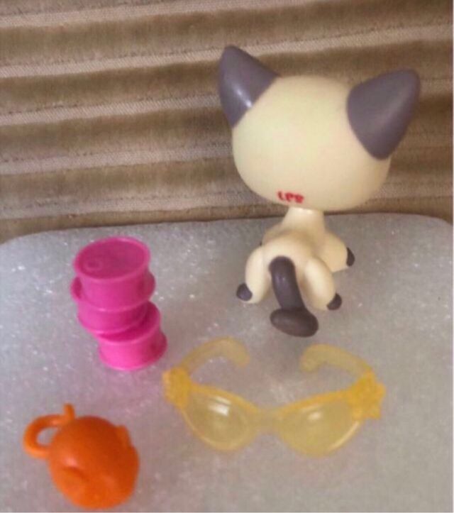 Littlest Pet Shop Gato Siamés #1116