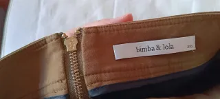 Falda marrón estilo cargo