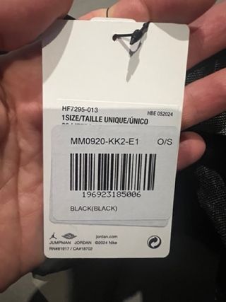 Bolsa Deporte Nike air Jordan Negra Nueva