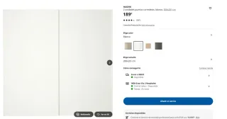 Puertas correderas IKEA HASVIK para PAX