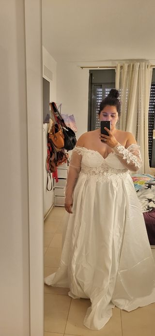Vestido de novia blanco sin estrenar