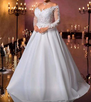 Vestido de novia blanco sin estrenar
