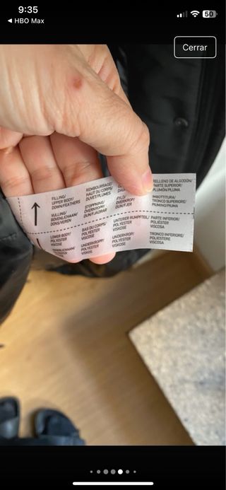 Abrigo Uniqlo Plumas Mujer Talla M