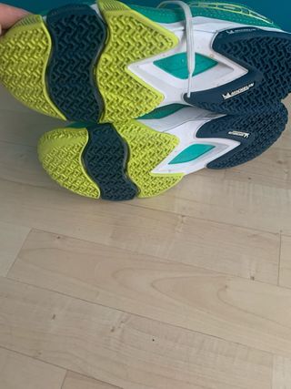 Zapatillas Babolat Padel Verde y Amarillo