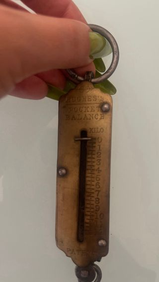 Bilancia tascabile antica Hughes's Pocket Balance