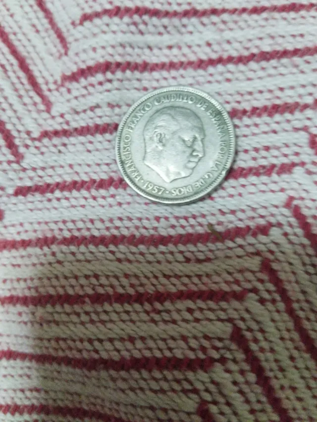 Moneda 5 Pesetas 1957 Estrella 60