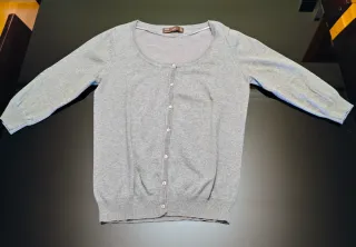 Chaqueta Zara manga 3/4 Gris Talla L