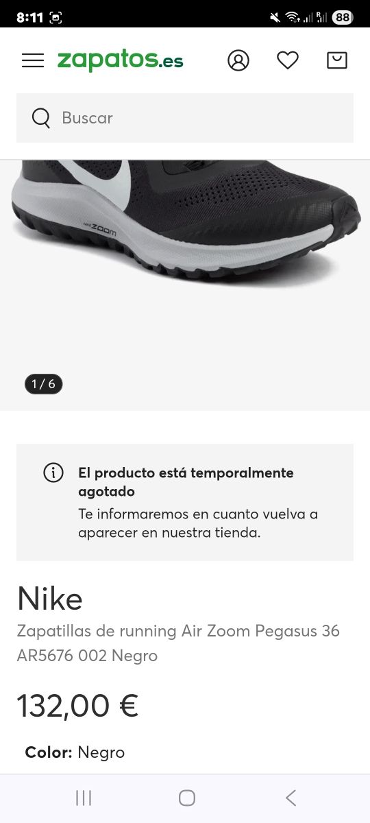 Nike Air Zoom Pegasus 36 Zapatillas Running