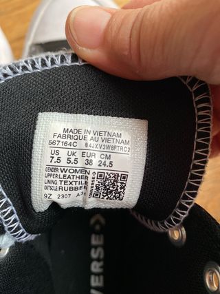 Converse Negras Piel