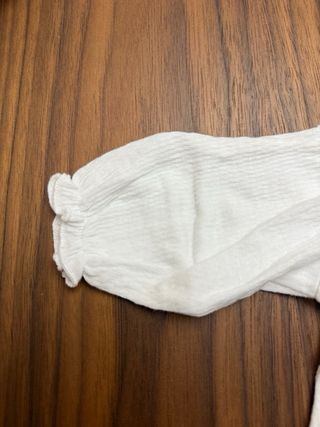 Body blanco bebé manga larga de zara