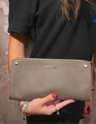 Pochette Twin-set Tortora con cuoricini