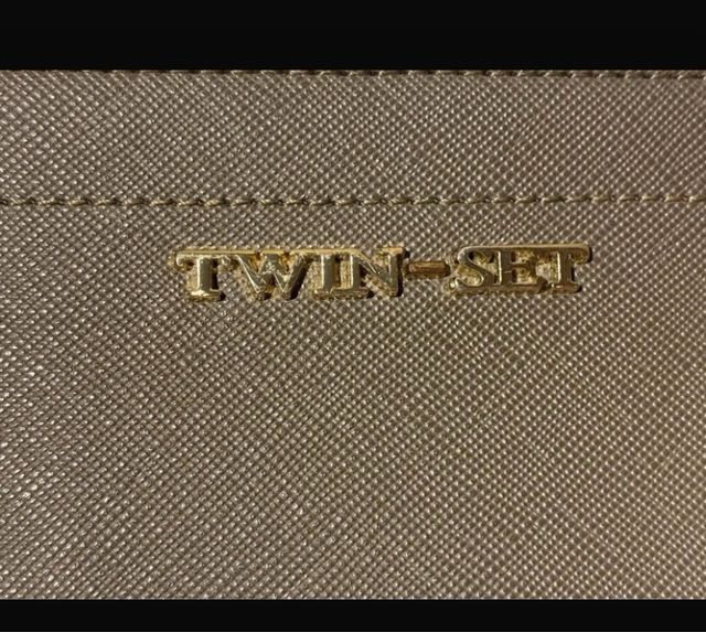 Pochette Twin-set Tortora con cuoricini