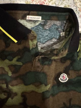 Polo Moncler Camuflaje Hombre