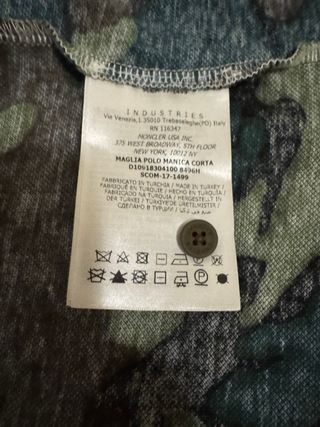 Polo Moncler Camuflaje Hombre