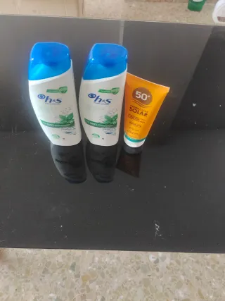 Crema Solar Deliplus y 2 H&S Menth,ol