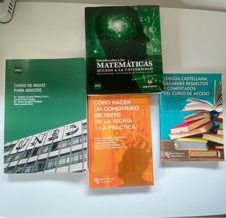 Libros UNED acceso universidad mayores 25