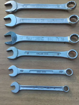 SET 8 chiavi poligonale combinate Da mm8 alla 22