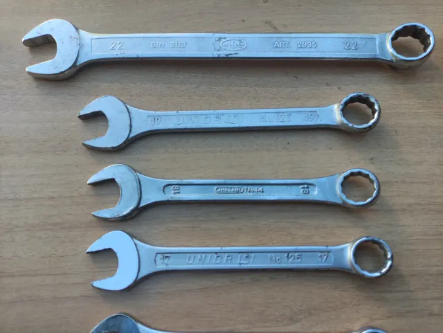 SET 8 chiavi poligonale combinate Da mm8 alla 22