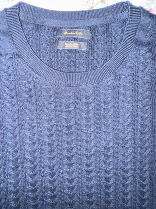 Jersey Massimo Dutti Azul Hombre