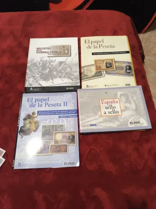 Colección Libros: Billetes Guerra Civil y Peseta