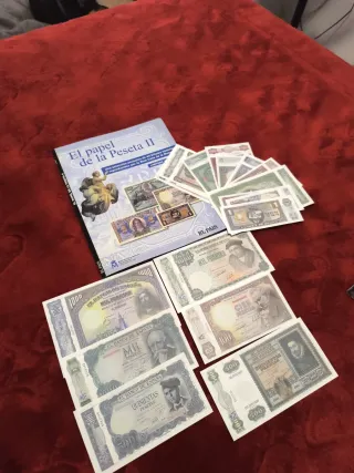 Colección Libros: Billetes Guerra Civil y Peseta