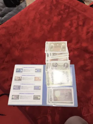 Colección Libros: Billetes Guerra Civil y Peseta