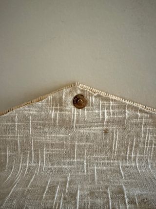 Bolso de rafia beige ZARA